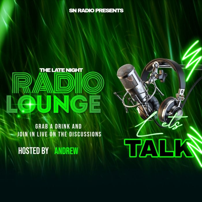 The Late Night Radio Lounge Poster